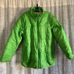 Bright green gap jacket